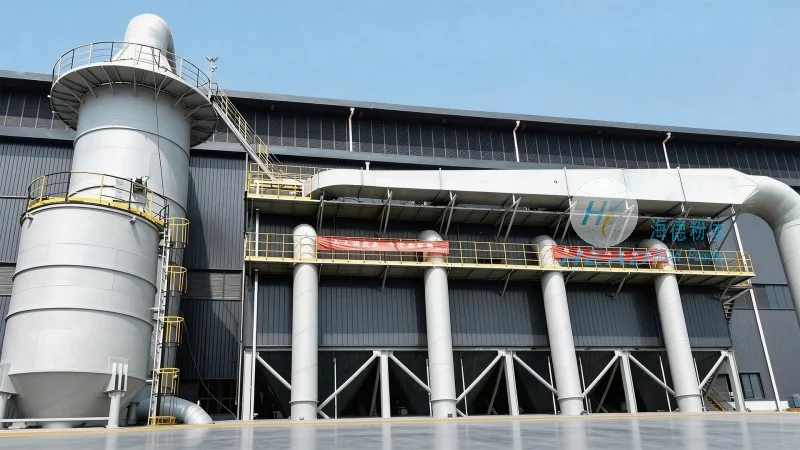 Transport pneumatique par phase dense de poudre d'alumine
