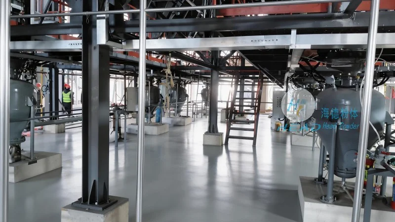 Projet de transport pneumatique mélangé de poudre de graphite pour une entreprise de batteries au lithium à Hefei, Anhui
