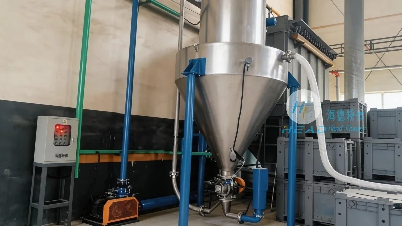 Étude de cas d’un projet de transport pneumatique à phase diluée pour le poudre de gypse dans une entreprise de matériaux de construction à Jiujiang, Jiangxi