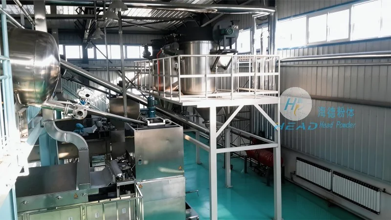 Projet de transport pneumatique à vide pour l'amidon pharmaceutique dans une entreprise pharmaceutique à Baoji, Shaanxi