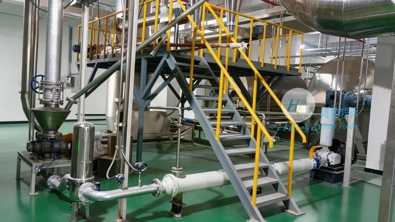 Projet de transport pneumatique mixte de poudre de gypse pour une entreprise de matériaux de construction à Wuhan, Hubei