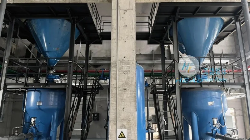 Principe de fonctionnement et caractéristiques de l'équipement de transport pneumatique pour le rouge de boue