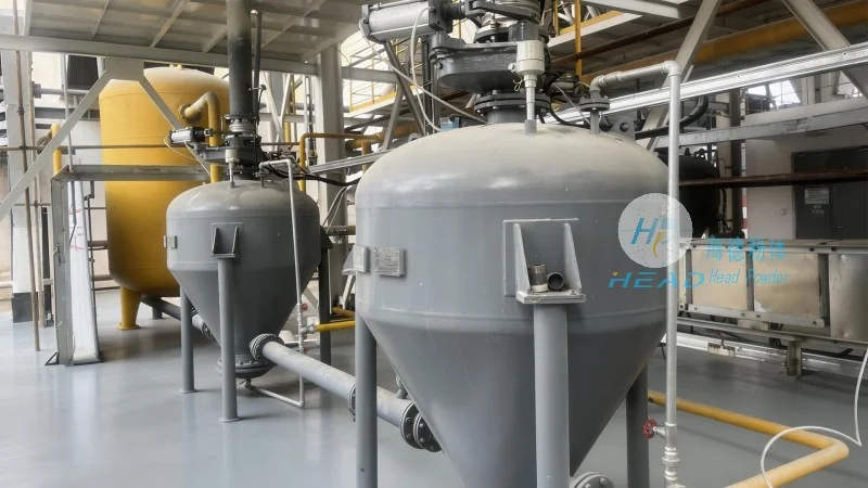 Transport pneumatique hybride de poudre de dioxyde de titane