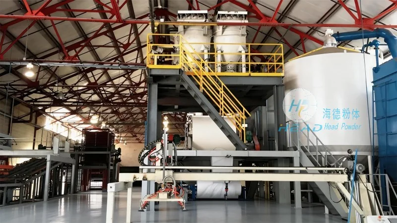 Projet de transport pneumatique à phase dense de billes d'éthylène pour une entreprise pétrochimique à Tianjin
