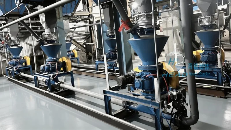 Étude de cas sur un projet de transport pneumatique avec circulation d'hydrure de sodium et azote dans une entreprise chimique de Taiyuan, Shanxi