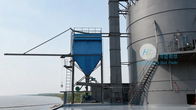 Projet de transport pneumatique à vide de sucre en poudre pour une entreprise alimentaire à Xuchang, Henan