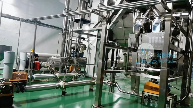 Projet de transport pneumatique à pression positive pour les granulés de soja dans une entreprise de céréales à Harbin, Heilongjiang