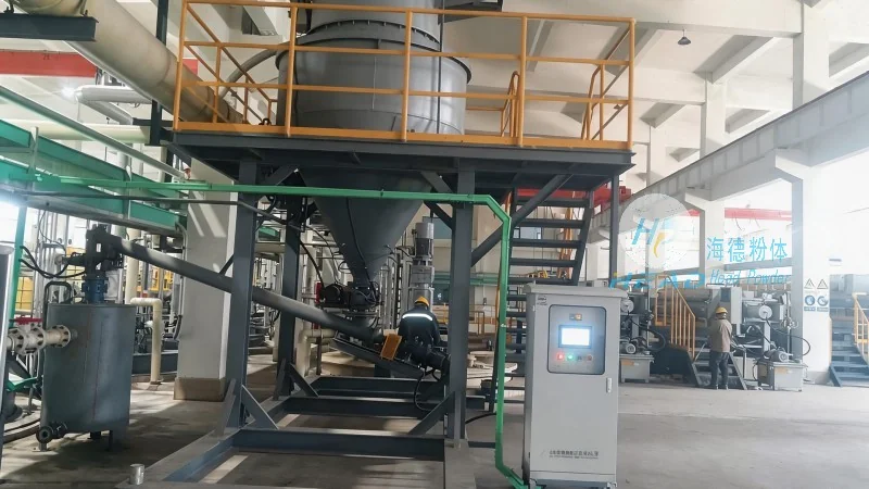 Étude de cas sur le transport pneumatique en phase dense d'dioxyde de titane pour une entreprise de matériaux nouveaux à Zhuhai, Guangdong