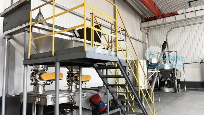 Projet de transport pneumatique mixte de poudre de gypse pour une entreprise de matériaux de construction à Wuhan, Hubei