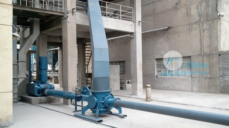 Étude de cas sur le transport pneumatique à pression positive du farine de blé pour une entreprise alimentaire à Wuhan, Hubei