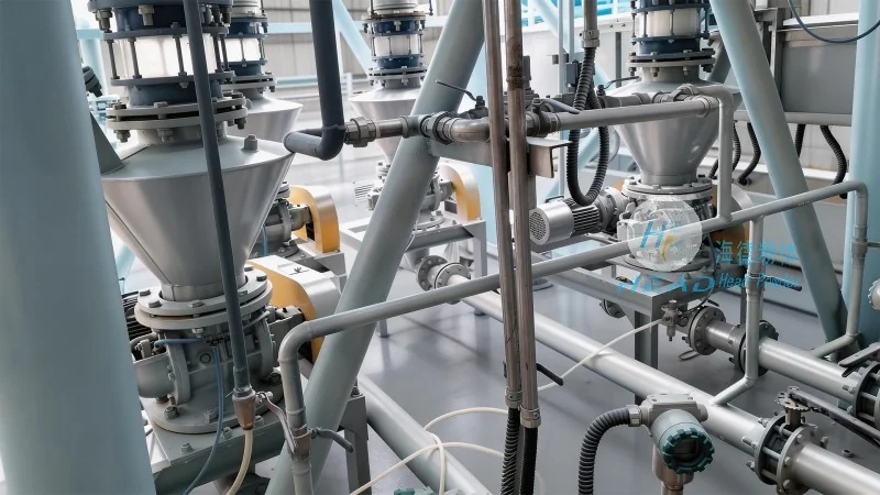 Cas de transport pneumatique en phase dense de poudre de minerai d'or pour une entreprise minière à Yantai, Shandong
