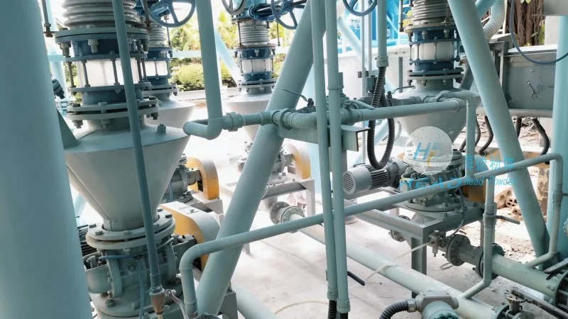 Étude de cas du projet de transport pneumatique mixte pour le poudre de concentré de cuivre dans une entreprise métallurgique à Nanchang, Jiangxi