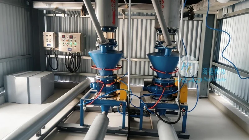 Projet de transport pneumatique à pression positive pour les poudres minérales métallurgiques d'une entreprise métallurgique de Tangshan, Hebei