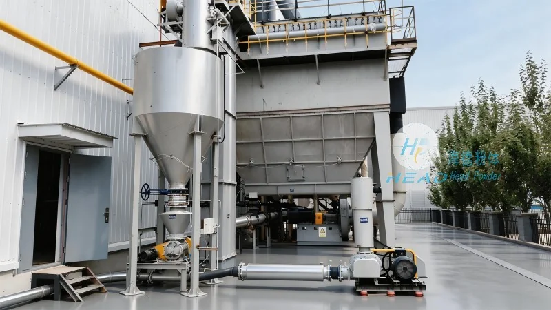 Étude de cas du projet de transport pneumatique circulant à l’azote d’oxyde de lithium cobalt pour une entreprise de batteries lithium à Chengdu, Sichuan