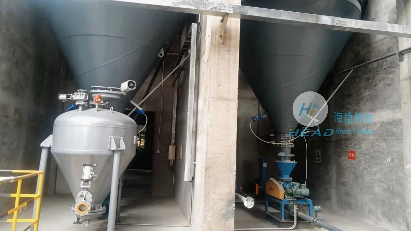 Projet de transport pneumatique à pression positive pour les particules EVA dans une entreprise de matériaux de chaussures à Wenzhou, Zhejiang