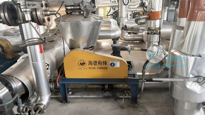 Étude de cas sur le transport pneumatique en phase dense de perles de verre pour une entreprise de matériaux nouveaux à Xiangtan, Hunan