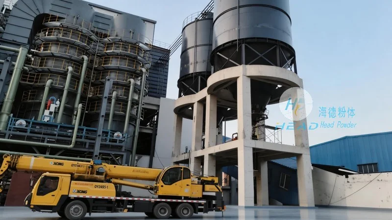 Projet de transport pneumatique à pression positive pour la poussière de quartz pour une entreprise céramique à Foshan, Guangdong