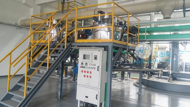 Projet de transport pneumatique en phase dense de poudres de polypropylène dans une entreprise pétrochimique à Daqing, Heilongjiang